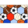 Homefires Allstars Indoor Rug – Sporty, Fun, Soft & Durable, Easy-to-Clean Accent Rug for Kids, Bedrooms, Playrooms & Indoor Spaces - 2 of 3