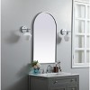 Elegant Lighting Metal Frame Arch Mirror 24x40 Inch in Silver - 3 of 4