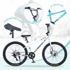 RISOKEYS Freestyle BMX Bikes,26 inch Kids Mountain Bike,Single Speed Bicycles,7 Speed Outdoor Cycling Bike Road Bicycle Mountain Bike, - 4 of 4