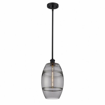 Vaz - 1 Light Stem Hung Mini Pendant In Industrial Style-9.88 Inches Tall and 8 Inches Wide