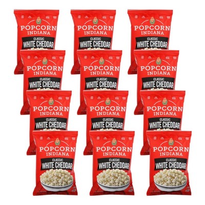 Popcorn Indiana Classic White Cheddar Popcorn - Case of 12/5.75 oz