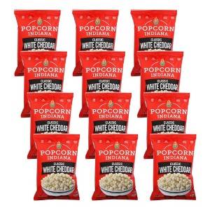 Popcorn Indiana Classic White Cheddar Popcorn - Case of 12/5.75 oz - 1 of 4
