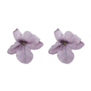 Unique Bargains Women's Elegant Flower Hair Clip 2 Pcs - 1 of 4