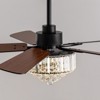 Silijoy 52-Inch Crystal Chandelier Ceiling Fan with Lights Remote and Elegant Crystal Chandelier Design (5 Blades and Remote Included) - 4 of 4