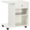 NicBex Mobile File Cabinet Storage Cabinet Organizer with Drawer and Cabinet, Printer Stand with Castors for Home, Office - 2 of 4
