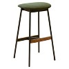 CAVINAS Modern Upholstered Counter Stool with Cushion Covers, Bar or Counter Height, Set of 2 - 4 of 4