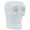 Sagebrook Home Ceramic Skull Vase - Contemporary Decorative Skull Vase for Succulents or Small Plants - Indoor or Outdoor Skull Vase - 2 of 4