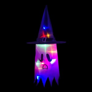 MyKids-USA Halloween Colorful Glowing Wizard Hats Decorative Accessory - 1 of 4