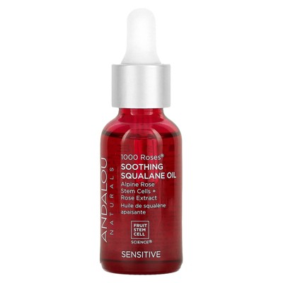 Andalou Naturals Soothing Squalane Oil, 1,000 Roses, 1 fl oz (30 ml)