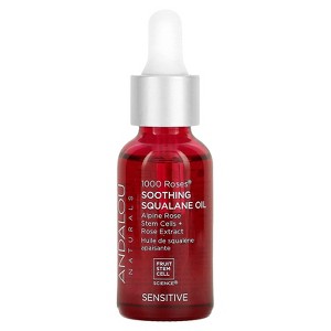 Andalou Naturals Soothing Squalane Oil, 1,000 Roses, 1 fl oz (30 ml) - 1 of 3
