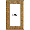 PosterPalooza | Panoramic Sculpted Black Picture Frame - UV Acrylic, Foam Board Backing, Hanging Hardware - 2 of 4