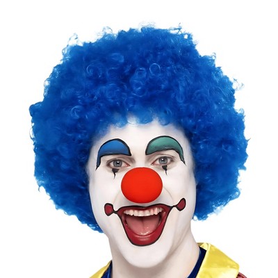 Boland Clown Adult Costume Wig | Blue