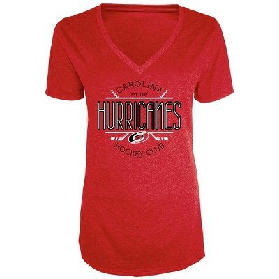 NHL Carolina Hurricanes Women's Blade V-Neck T-Shirt M