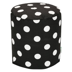 Majestic Home Goods,Pouf Polka Dot (Large) - 1 of 4