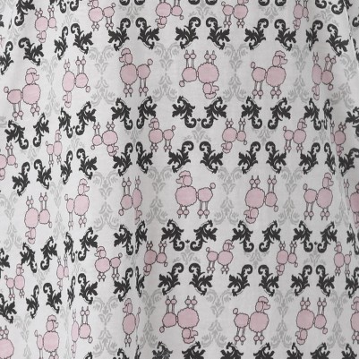 white - poodle elegance