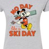 Women's - Disney - No Day Like A Ski Day Fitted Graphic T-Shirt - 2 of 3