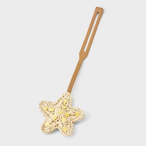 Straw Star Bag Charm Accessory - A New Day™ Yellow - 1 of 2