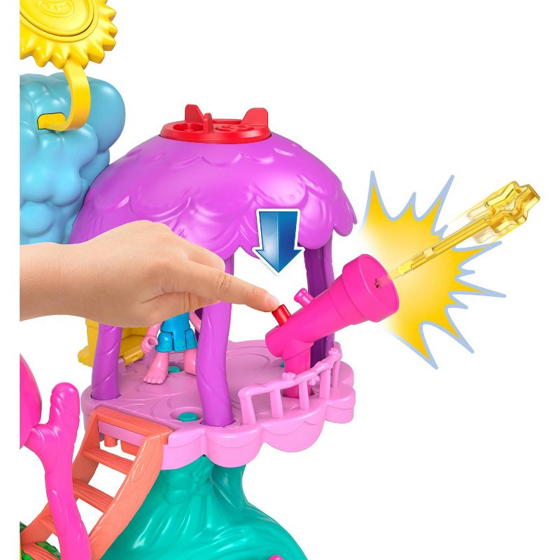 Fisher-Price Imaginext Trolls Lights &#38; Sounds Rainbow Treehouse, 6 of 8