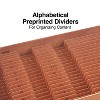 MyOfficeInnovations Heavy-Duty Expanding Files Letter Size A-Z Index with Flap Each 595372 - 3 of 4