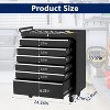 24-Inch Rolling Tool Chest with 6 Drawers – Mobile Tool Organizer with Locking System & Drawer Liners - 2 of 4