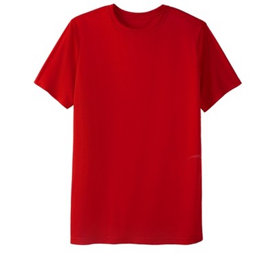 KingSize Men's Big & Tall No Sweat Longer-Length Short Sleeve Crewneck Tee