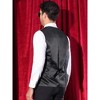 Lars Amadeus Men's V-Neck Slim Fit Double-Breasted Party Disco Prom Nightclub Sleeveless Sequin Vest - 3 of 4