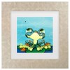 Trademark Fine Art Sylvia Masek Frog's Lunch Matted Framed Art - 2 of 4