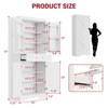 Kitchen Pantry Cabinet, 70'' Tall Farmhouse Storage Organizer with Drawers - Adjustable Shelves, Door Shelves for Dining Room, White - 2 of 4