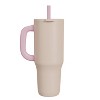 Zak Designs 40oz Stainless Steel Vacuum Insulated Tumbler with Silicone Straw - 2 of 4