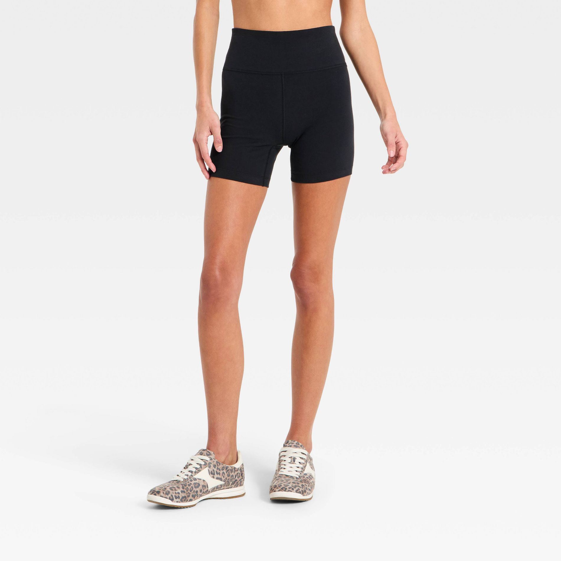 Women's High-Rise Cotton Balance Bike shorts 5" - All In Motion™