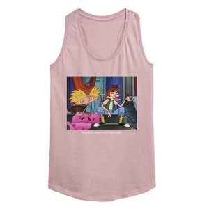 Women's - Hey Arnold! - Stoop Kid Graphic Racerback Tank - 1 of 4