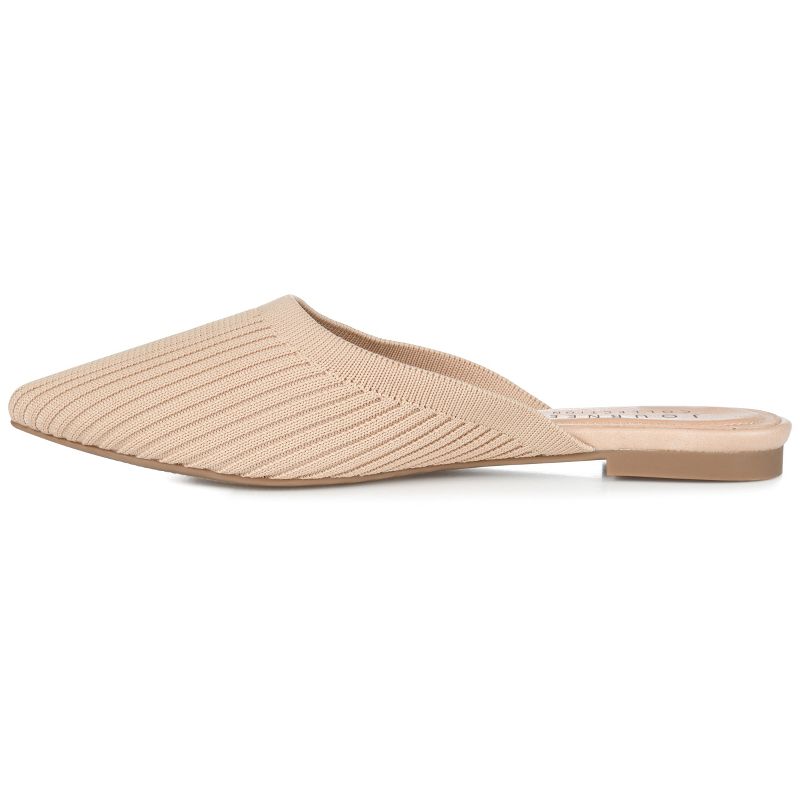 Journee Collection Womens Aniee Slip On Almond Toe Mule Flats, 3 of 11