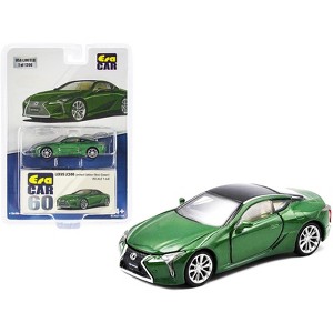 Lexus LC500 Nori Green Metallic with Black Top Limited Edition to 1200 pieces 1/64 Diecast Model Car by Era Car - 1 of 3