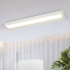 LNC White 1-light Cool White LED Strip Light Fixture Ceiling Light,12/18/21in - 2 of 4