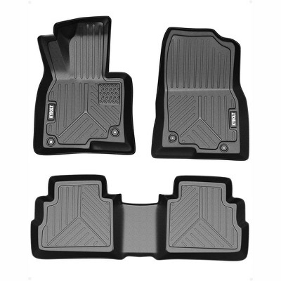 Whizmax Custom Fit Floor Mats for Mazda CX-5 2017-2024,3 Pack Floor Liners Compatible with 2017-2024 Mazda CX5,Black