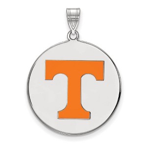 Black Bow Jewelry Sterling Silver Tennessee Volunteers NCAA Extra Large Pendant - 1 of 3