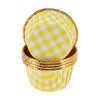 Unique Bargains Checkered Print Disposable Baking Cups Aluminum Foil 2.68"x1.57" 50 Pcs - 3 of 4