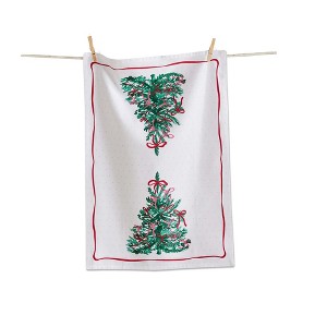 tag Very Merry Christmas Dishtowel Set Multicolor Cotton Kitchen Towels Machine Wash 26x18 inches - 1 of 1