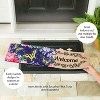 Evergreen Midnight Butterfly Sassafras Indoor Outdoor Switch Doormat 1'10"x10" Multicolored - 3 of 4