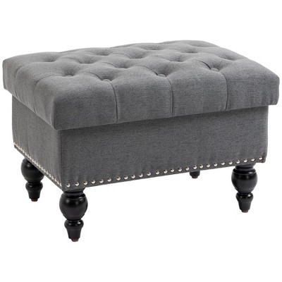 NicBex Storage Ottoman Bench for Bedroom,Storage Bench with Removable Lid,Ottoman for Living Room, Bedroom, Entryway,Beige