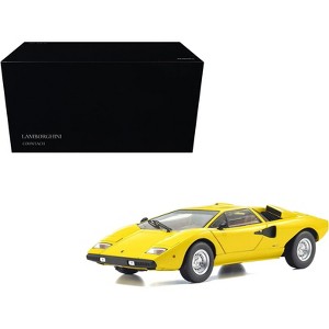 Lamborghini Countach LP 400 Yellow 1/18 Diecast Model Car by