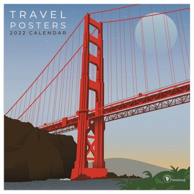 2022 Wall Calendar Travel Posters - The Time Factory
