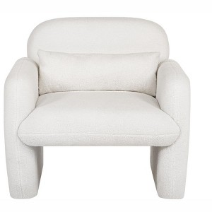 XINGHANZHENXUAN Modern Accent Chair with Pillow, Cozy Single Sofa Armchair for Living Room, Bedroom & Study - 1 of 4