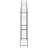 vidaXL Garden Arch Black Powder-coated iron Large Decorative Inlays - 2 of 4