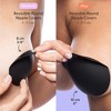 Nipskin Bare it All Black Edition Reusable Round Silicone Nipple Covers - 4 of 4
