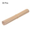 Unique Bargains Arts Crafts Garden Christmas Decoration Round Natural Wood Sticks 30 Pcs - 3 of 4