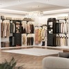 Aheaplus 120'' Adjustable Closet Organizer, Large Closet System with Storage Drawers and Hanging Rods - 4 of 4