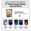 Dexnor for Samsung Galaxy Tab A9+ Plus Case with Keyboard, Ultra-Light Magnetic Folio Keyboard Cover with Multi-Touch Trackpad - 2 of 3