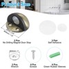 Unique Bargains Self-Adhesive No Drilling Door Stops for Home Office Keep Door Open 2 Pcs - 2 of 4