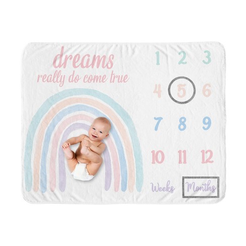 Baby milestones hot sale blanket target